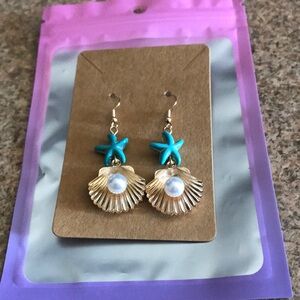 Seashell earrings